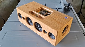 Turn Grass Wood into a 100W  WiFi  Bluetooth Speaker - Powered by Arylic amplifier 