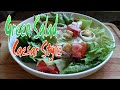 Green caesar style salad  quick  easy homemade salad  zenaida duce channel