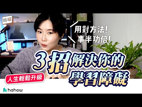 克服 學習障礙，解決 閱讀 想睡覺 的種種困難， 加碼三堂真心推薦的線上課程 ft. hahow ｜NeKo嗚喵．talk time