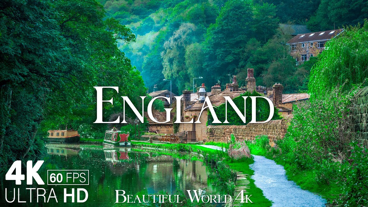 ⁣England 4K - Discovering the Charming Countryside Beauty - Relaxing Music