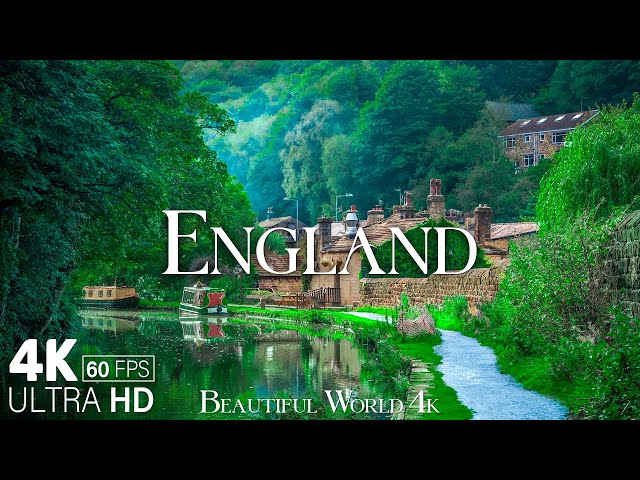 England 4K - Discovering the Charming Countryside Beauty - Relaxing Music class=