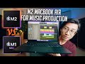 M2 macbook air can it power a professional studio m2 vs m1 max for mixing  mastering