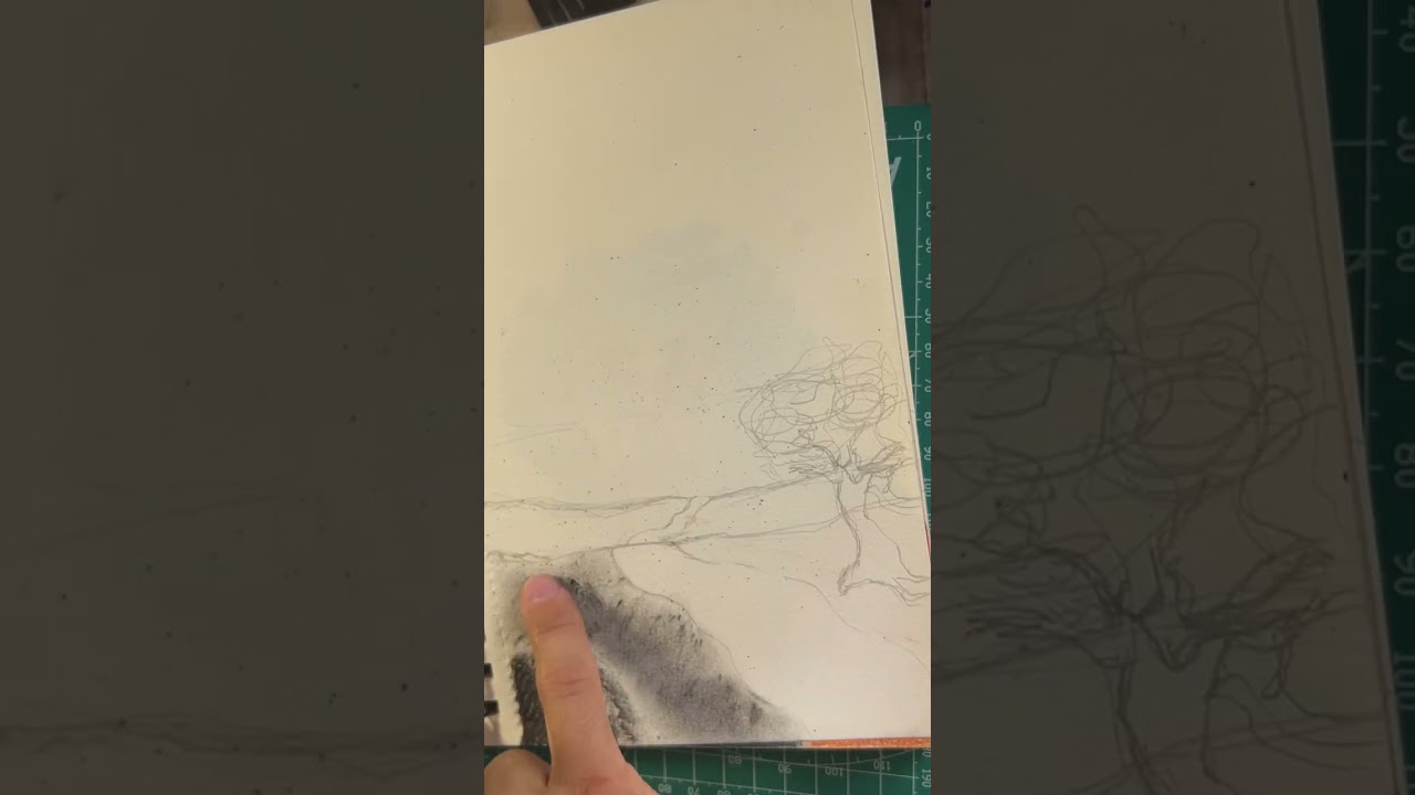 Dibujo a CARBONCILLA | ASMR 