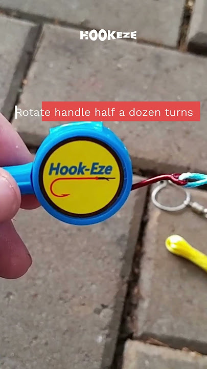 Hook-Eze How to Tie an Improved Clinch Knot #fishing