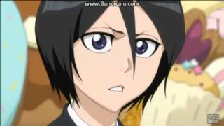 Rukia's weakness for cute things!