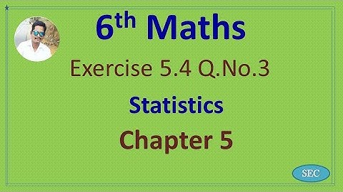 6th Std Maths Chapter 5 Statistics Exercise 5.4 Q.No.3 | Tamil |  English