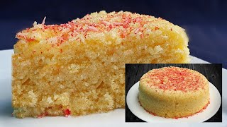 Easy Microwave Semolina (Suji) Cake | Maspin Gréo Micro-Onde