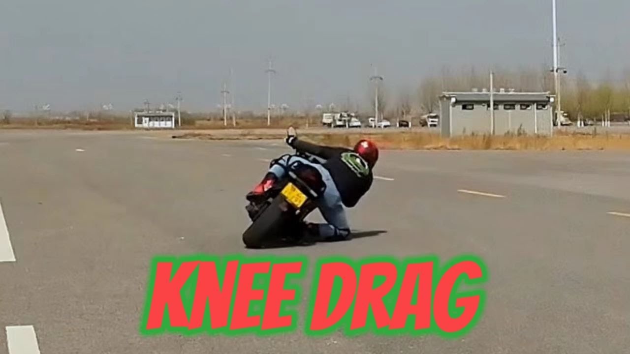 Knee dragging slow motion with Kawasaki ninja 1000sx YouTube