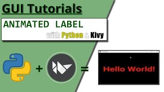 How To Animate a Text Label with kivy and python || Random Coding Tutorial