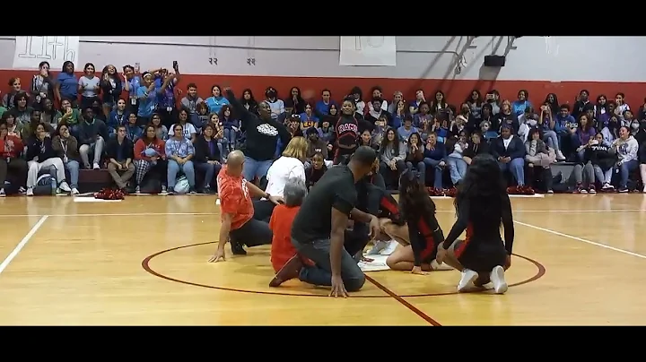 arthur polly mays  pep rally 2022 dance competition