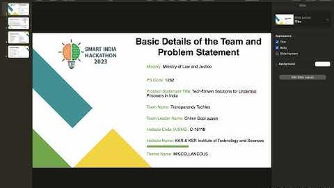 Smart India Hackathon 2023|SIH1282|Problem Statement and Solution|#SIH2023 #KITS #innovation