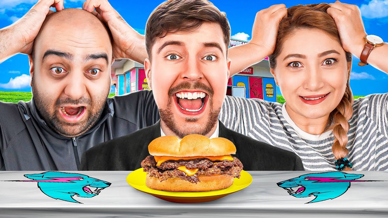 برگر مستر بیست رو خوردیم 🤩🤩 خفن ترین برگر دنیا