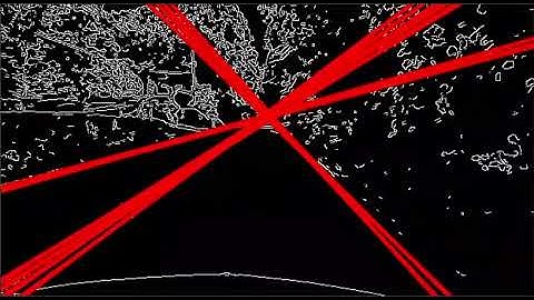 Hough Line transform Technique (OUTPUT video)