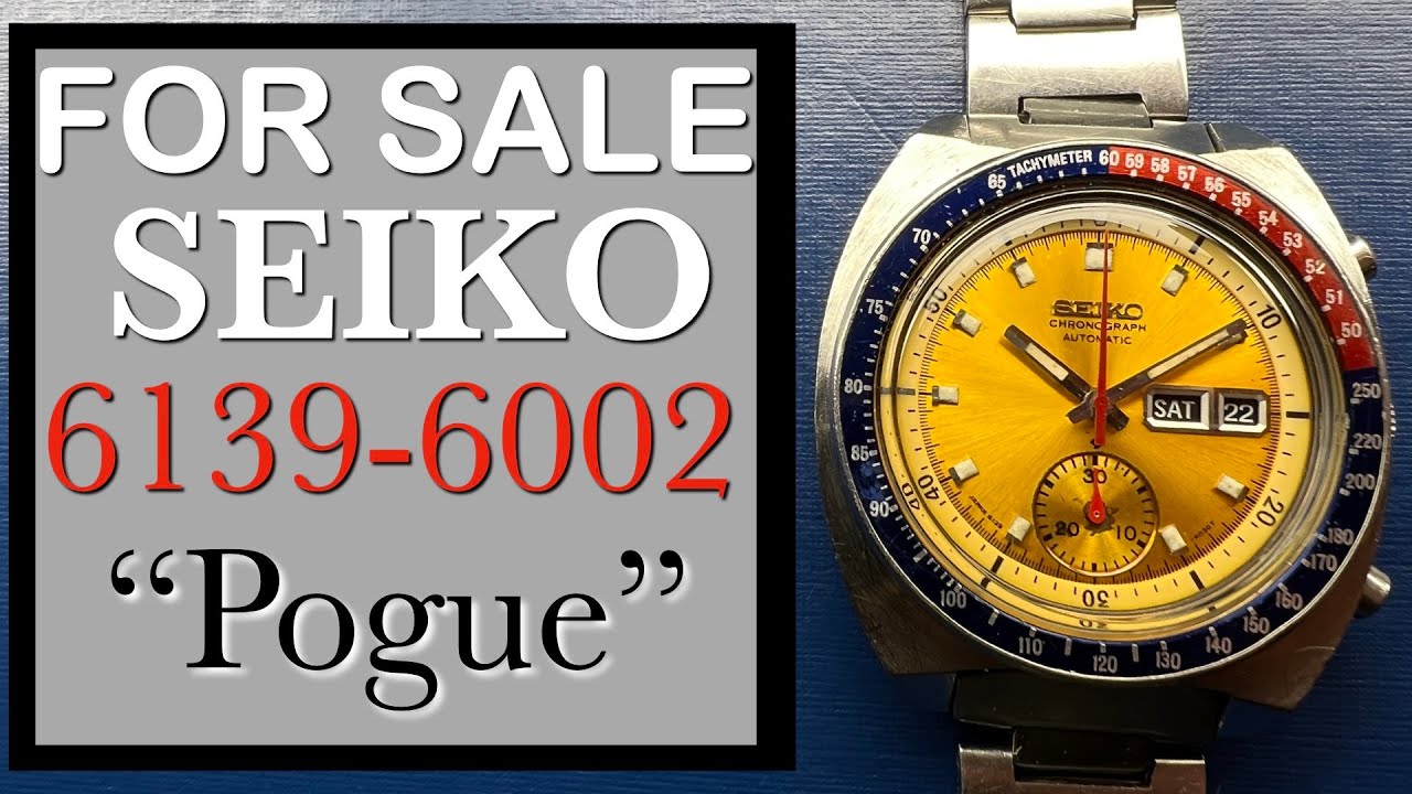 For Sale --- Seiko 6139-6002 