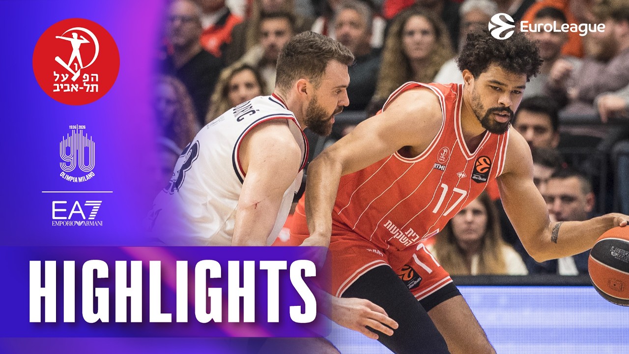 BRYANT Ends The Drought | Hapoel - Milan | R29 BASKETBALL HIGHLIGHTS 2025-26