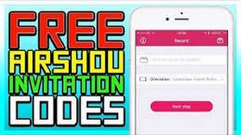 How To Generate Air Shou Codes