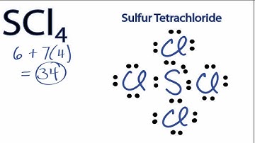 SCl4 Lewis Structure: How to Draw the Lewis Structure for Sulfur Tetrachloride