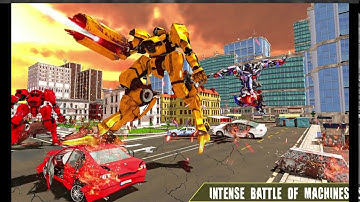 Wild Horse Robot Transform US POlice Car 3D