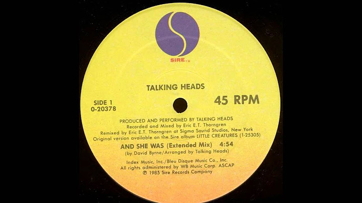 And She Was Extended version - Extended performance video thumbnail