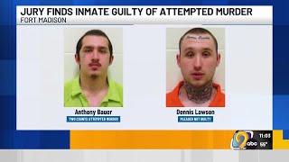 Jury finds inmate guilty of trying to kill Iowa State Penitentiary workers