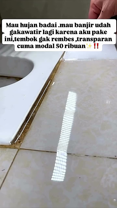 LEM TRANSPARAN ANTI BOCOR