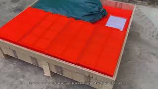Premium polyurethane screen panel for aggregate classification