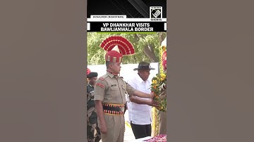 Vice President Jagdeep Dhankhar visits the Bawlianwala Border Outpost in Jaisalmer