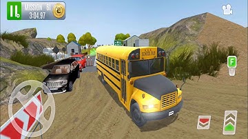 School Bus Driving in Gas Station 2: Highway Service - #8 Android Gameplay | Bus Parking Games 3D