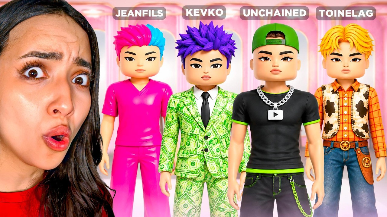 Je FAIS Des YOUTUBEURS Sur DRESS TO IMPRESS !
