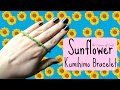 DIY Sunflower Kumihimo Bracelet How To // Friendship Bracelets // ¦ The Corner of Craft