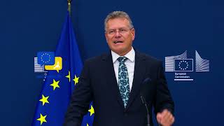 Šefčovič: Europe Is Becoming the Partner of Choice in a Turbulent Global Trade System