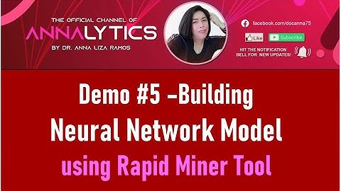 Demo#5-Building Neural Networks Model using Rapid Miner Tool