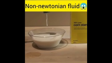 Non-newtonian fluid 😱 || a fluid you can even run over 🔥 #youtubeshorts #sciencefacts #science