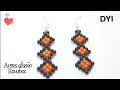 Aretes con Abalorios - Bisutería fina (tutorial)