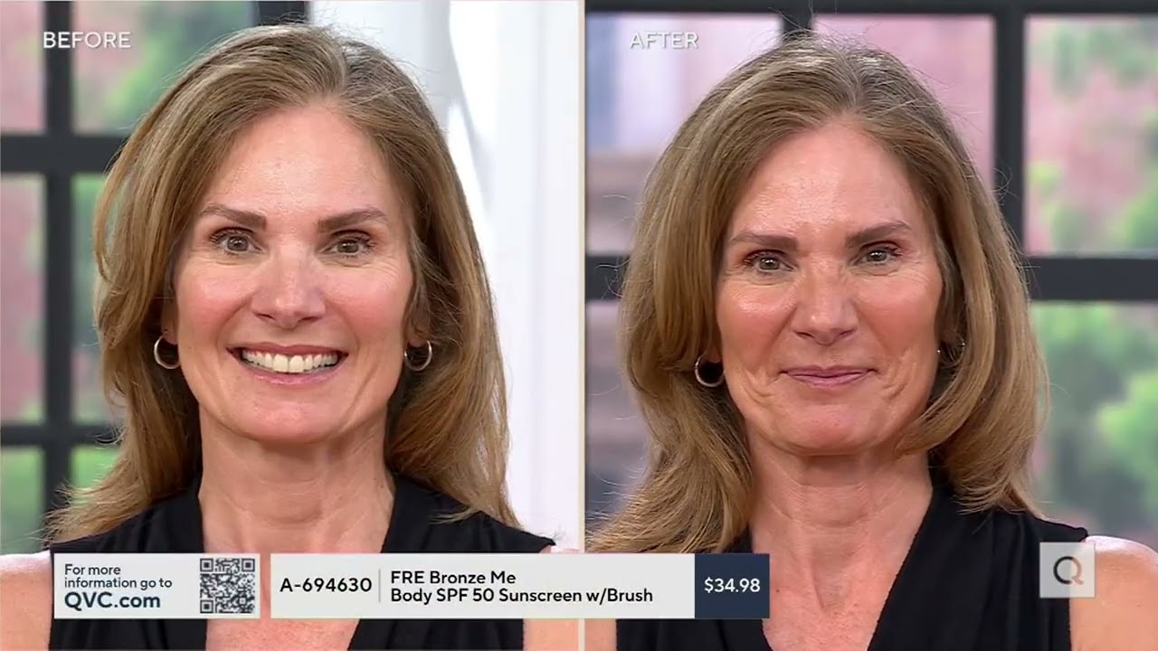 Солнцезащитный крем FRE Bronze Me Body SPF 50 с кисточкой на QVC