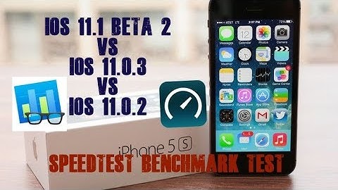 iOS 11.0.3 vs. iOS 11.1 BETA 2 : SPEED TEST + Benchmark! (iPHONE 5S) #iOS111 #iOS1103 #IPHONE5S