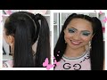 HOW TO DOUBLE Back PONYTAILS for BEGINNERS | MaiMoments