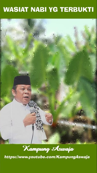 KH. Zainudin MZ | Wasiat Nabi yang terbukti | Islam yang tertindas #Shorts