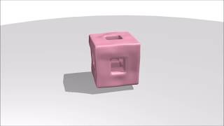 Abstract Softbody simulations 2 - Merger Sponge