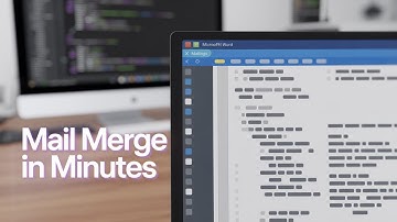 Hoe u in enkele minuten een samenvoeging kunt maken met Word!