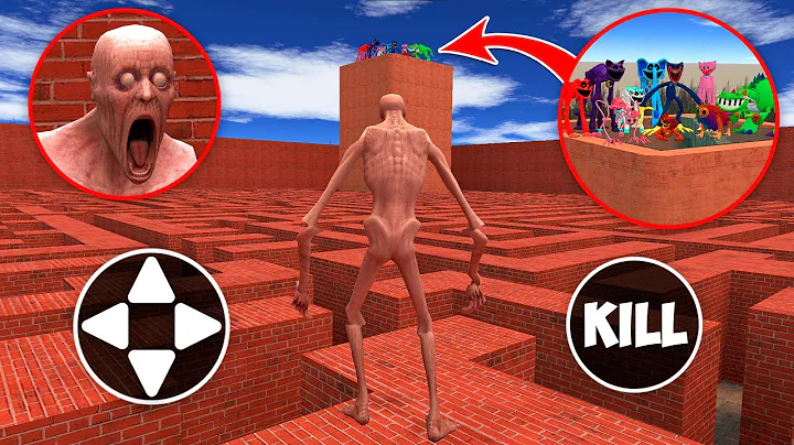 I Became SCP-096 VS All Poppy Playtime characters in Garry’s Mod!