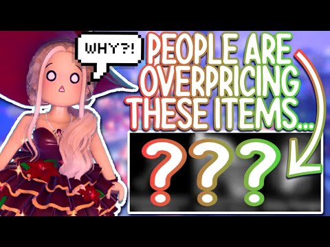 PEOPLE ARE OVERPRICING THESE ITEMS IN ROYALE HIGH FOR NO REASON 😭 ROBLOX Royale High Christmas Tea
