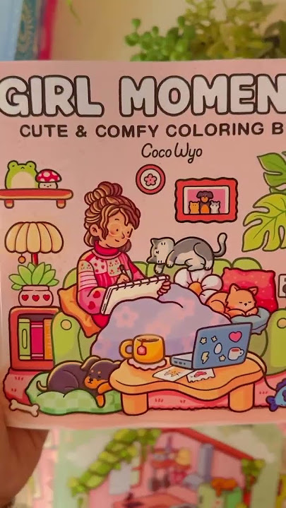 Coloring Book for Adults and Teens, Super Cute Designs of Cozy, Hygge Spaces for Relaxation