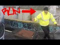 Graffiti Artist Chased by SECURITY