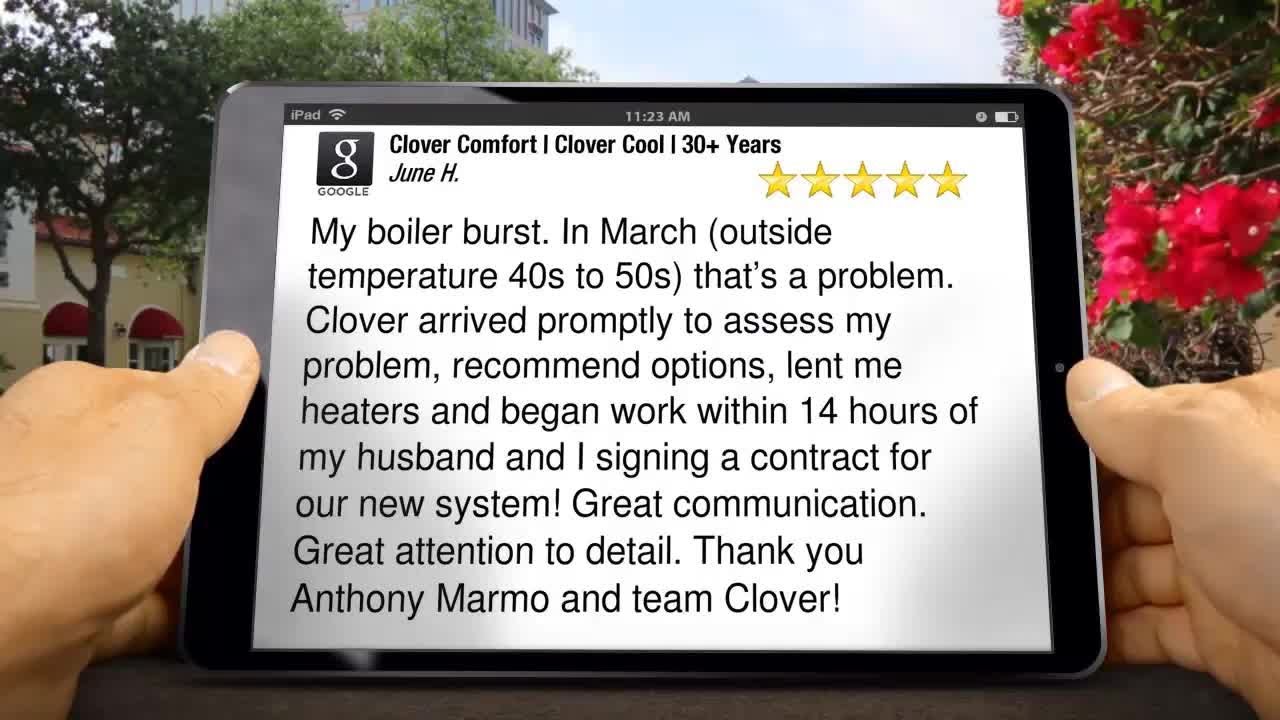 Clover Comfort Review HVAC Contractors Westchester NY 914 631 6744 jh