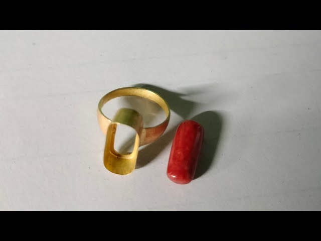 Today I will make 2pc gold bend couple rings and show you 22 carat gold  simple design rings - YouTube