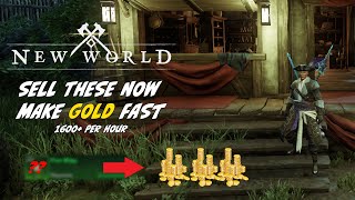 Sell These NOW For CONSISTENT Gold Per Hour - New World Money Guide (1600G+ per hour)