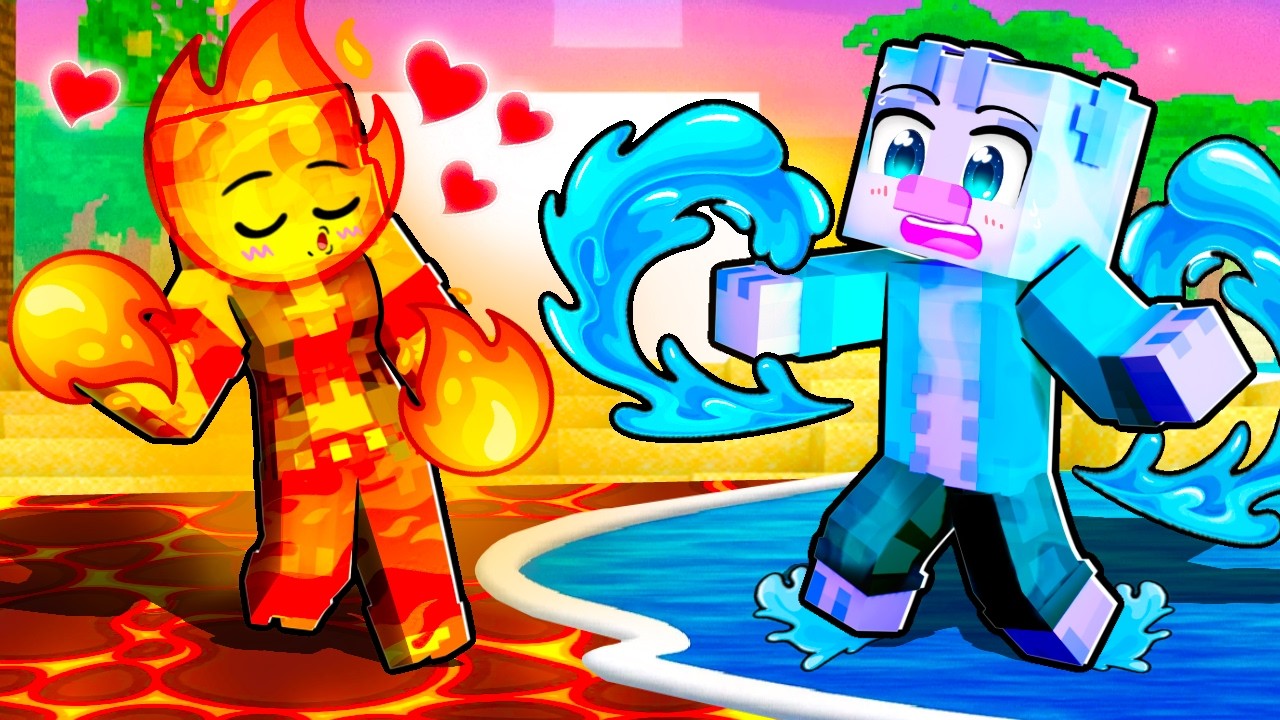 Wenda OHNIVÁ HOLKA a VODNÍ BOUCHAL v Minecraftu (Romantické)