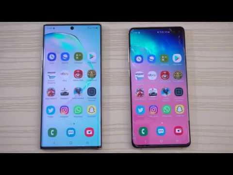 Сравнение Samsung S10 Plus Note 10