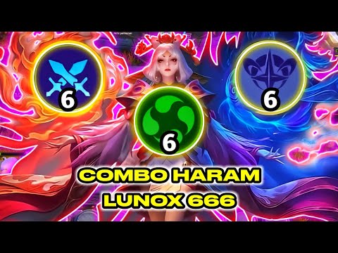 META 666 LUNOX PERFECT COMBO | FULL AKTIF SINERGI | META TERBARU 2024 | MAGIC CHESS MLBB